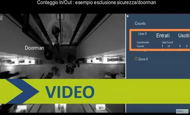 Esclusione doorman attraverso il Contapersone Visionarea