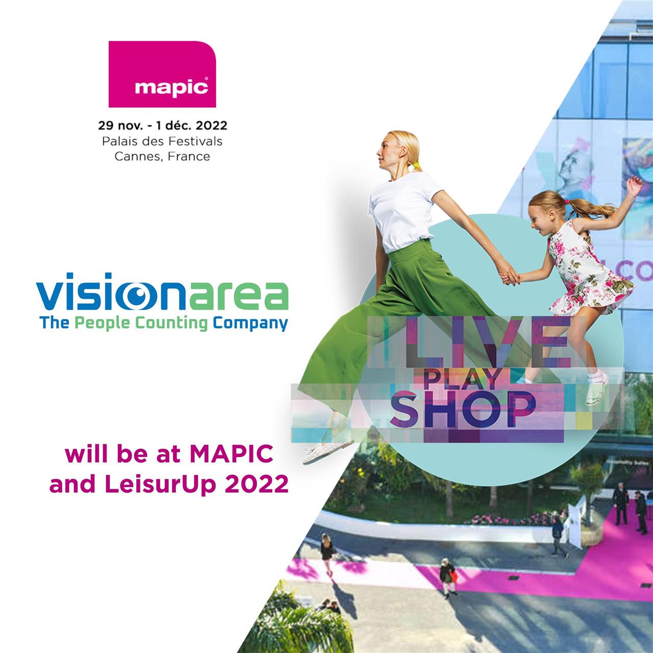Visionarea, The People Counting Company, è presente a Mapic Cannes 2022